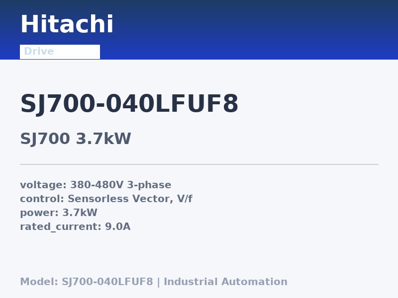 Hitachi SJ700-040LFUF8