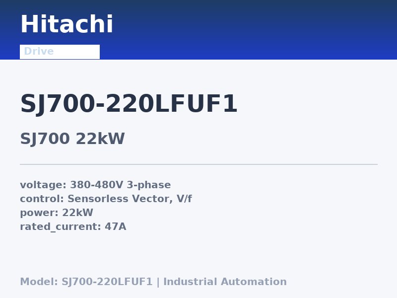 Hitachi SJ700-220LFUF1