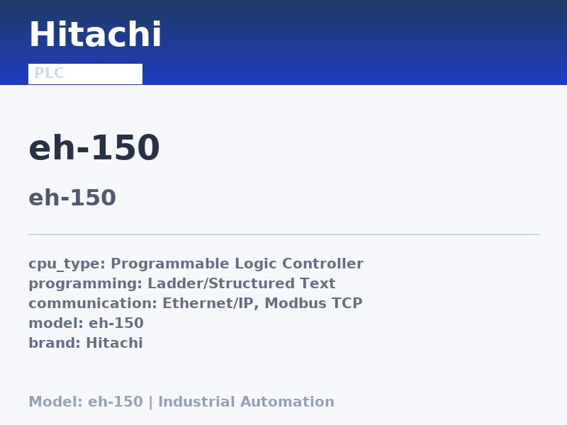 Hitachi EH-150