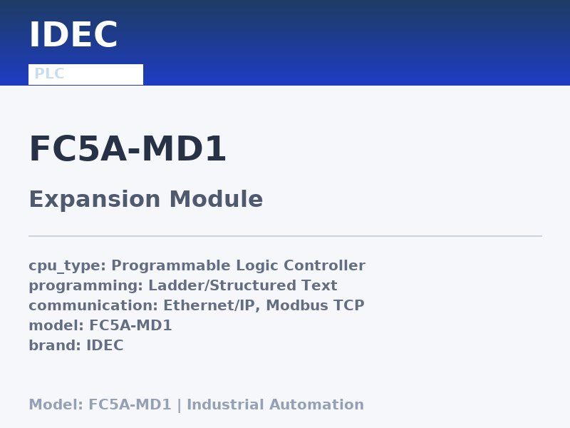 IDEC FC5A-MD1