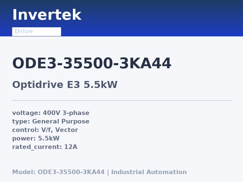Invertek ODE3-35500-3KA44