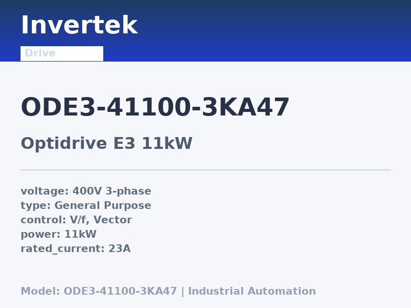 Invertek ODE3-41100-3KA47