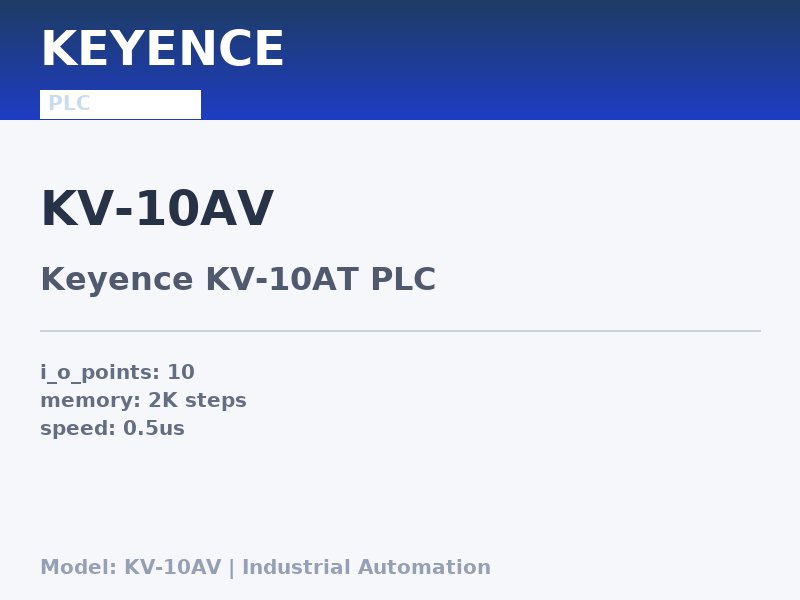 KEYENCE KV-10AV
