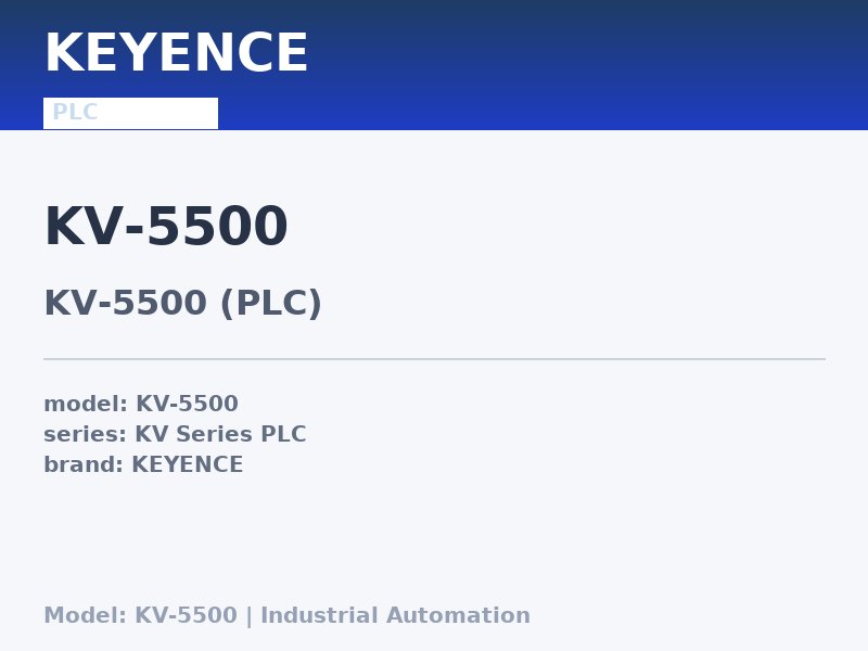 KEYENCE KV-5500