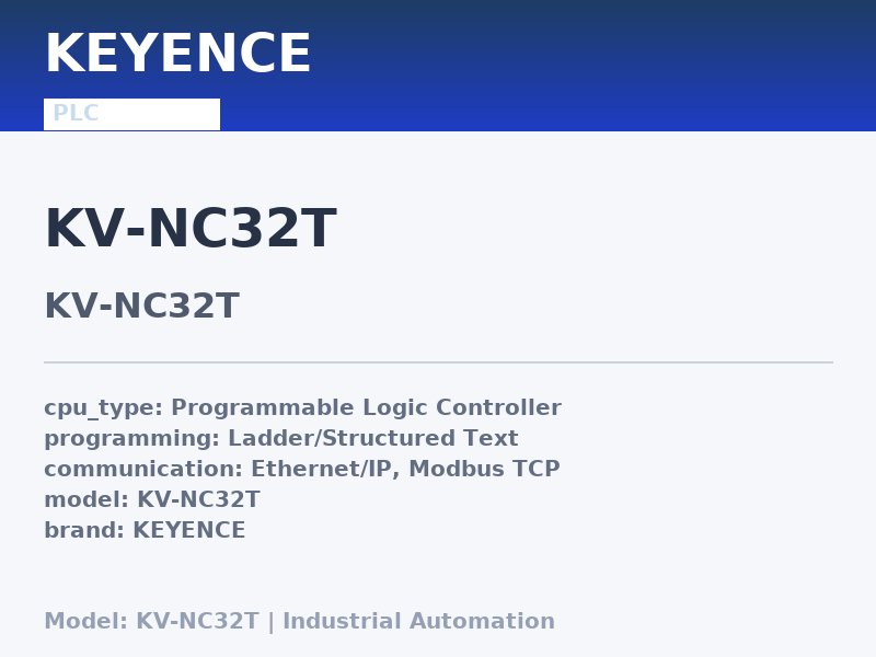KEYENCE KV-NC32T