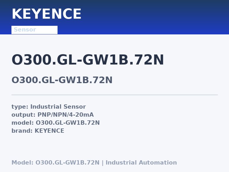 KEYENCE O300.GL-GW1B.72N