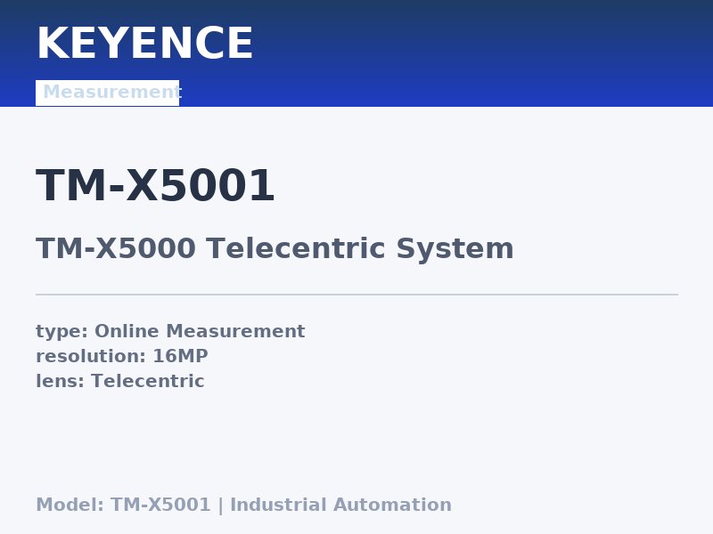KEYENCE TM-X5001
