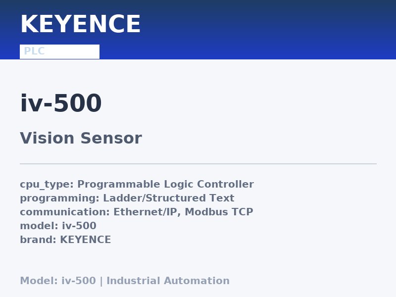 KEYENCE IV-500