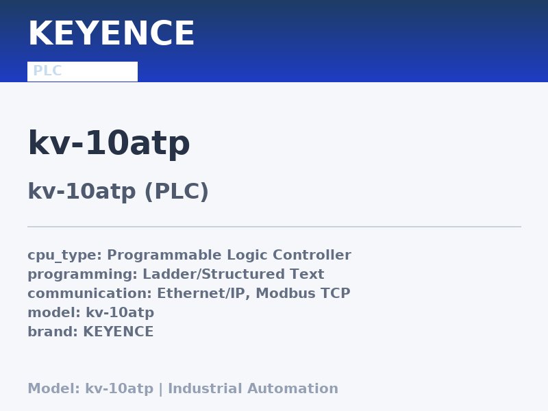 KEYENCE KV-10ATP