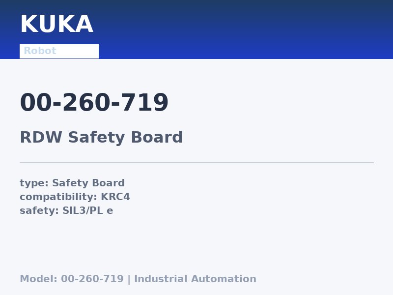 KUKA 00-260-719