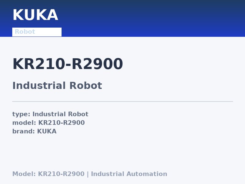 KUKA KR210-R2900