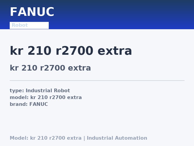 KUKA kr 210 r2700 extra
