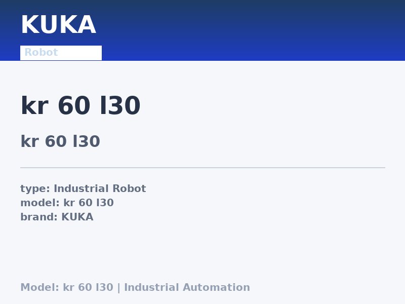 KUKA kr 60 l30