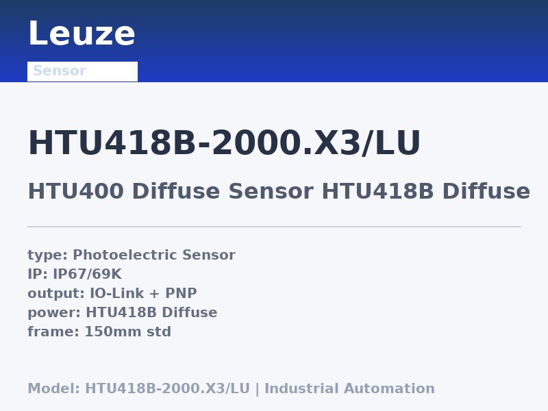Leuze HTU418B-2000.X3/LU