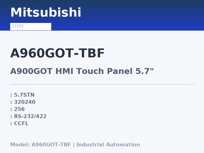 Mitsubishi A960GOT-TBF