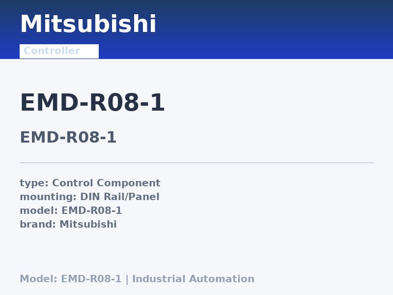Mitsubishi EMD-R08-1