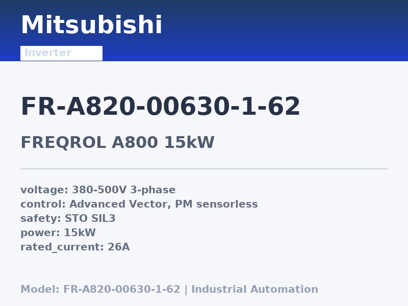 Mitsubishi FR-A820-00630-1-62