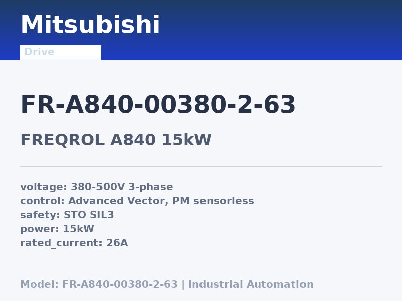 Mitsubishi FR-A840-00380-2-63