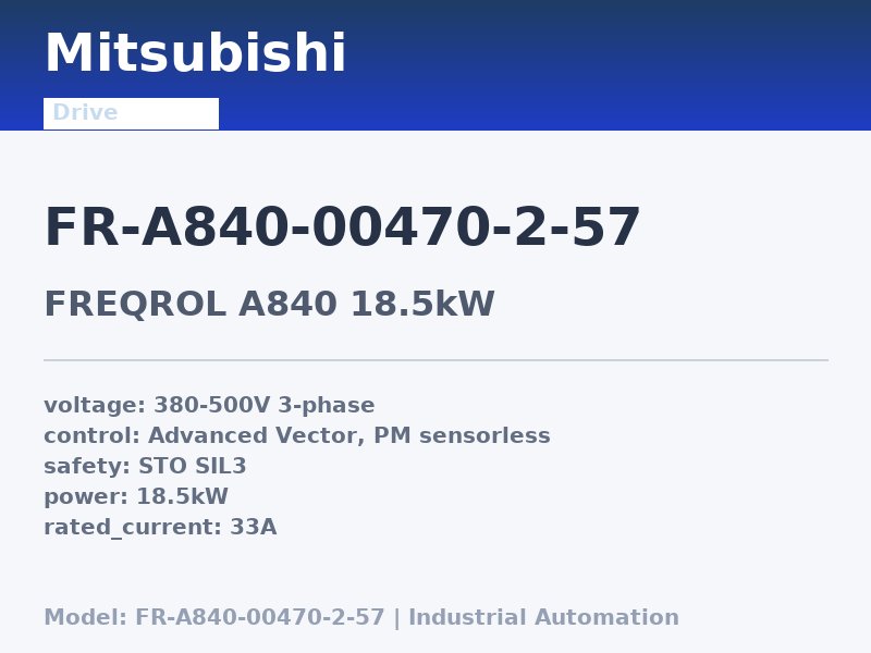 Mitsubishi FR-A840-00470-2-57