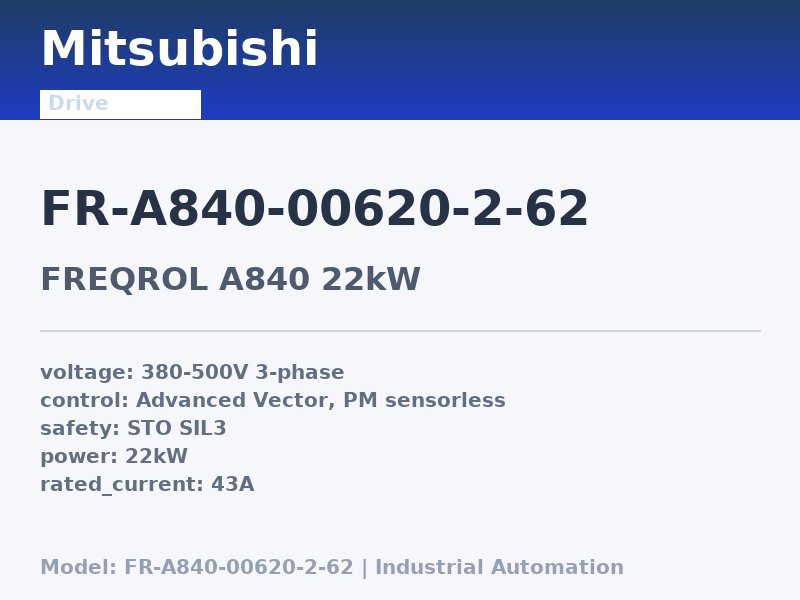 Mitsubishi FR-A840-00620-2-62