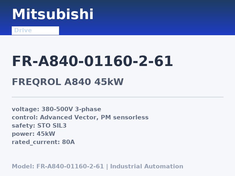 Mitsubishi FR-A840-01160-2-61