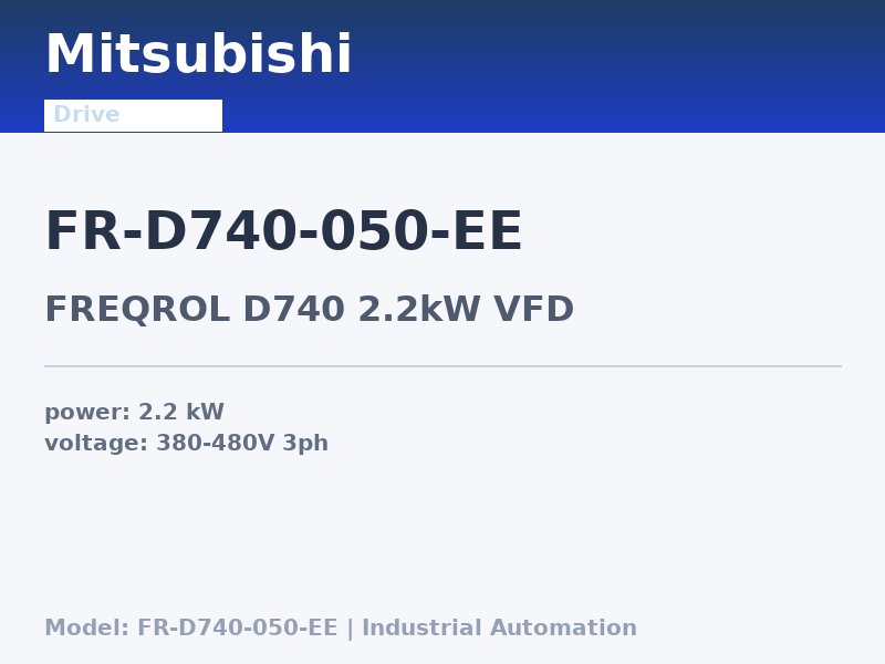Mitsubishi FR-D740-050-EE