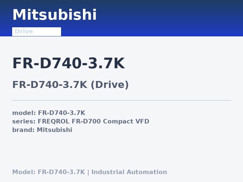 Mitsubishi FR-D740-3.7K