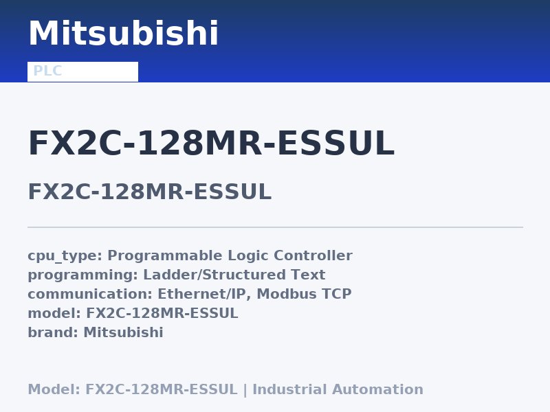 Mitsubishi FX2C-128MR-ESSUL