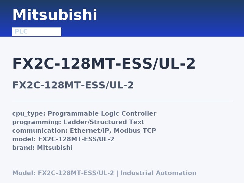 Mitsubishi FX2C-128MT-ESS/UL-2