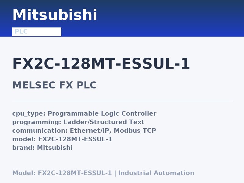 Mitsubishi FX2C-128MT-ESSUL-1