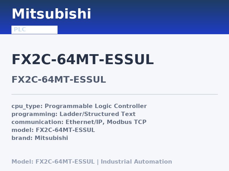 Mitsubishi FX2C-64MT-ESSUL