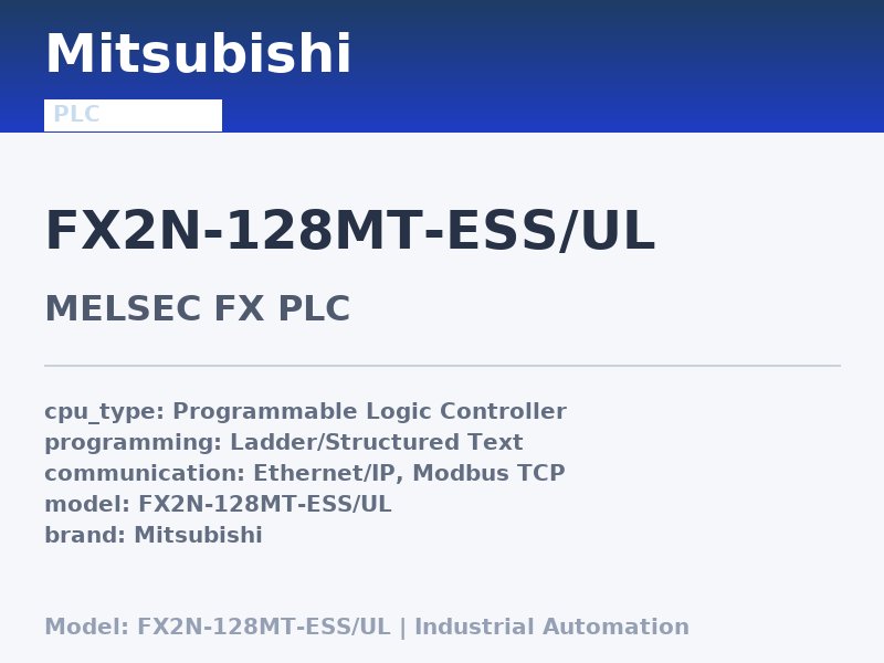 Mitsubishi FX2N-128MT-ESS/UL
