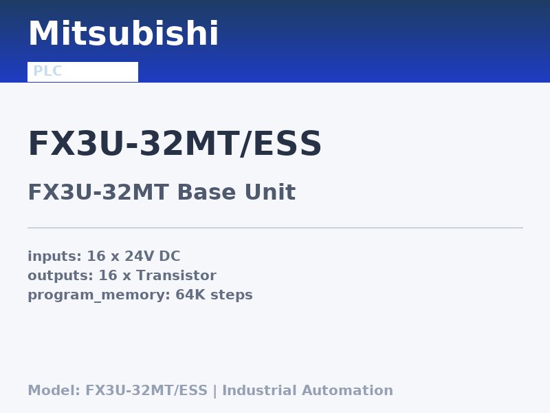 Mitsubishi FX3U-32MT/ESS