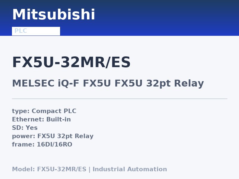 Mitsubishi FX5U-32MR/ES