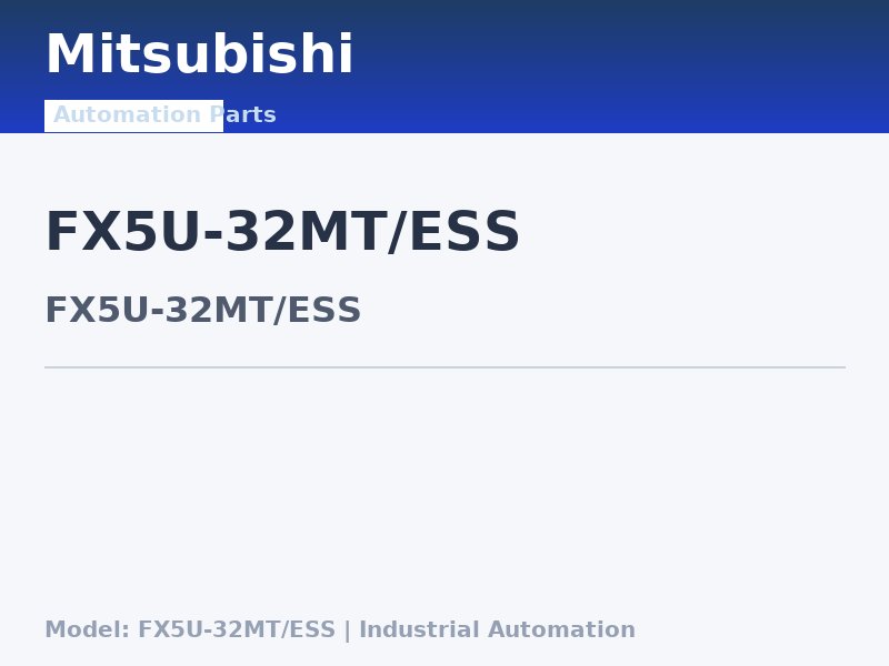 Mitsubishi FX5U-32MT/ESS