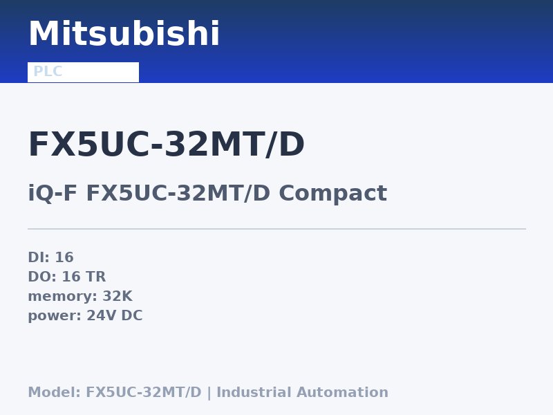 Mitsubishi FX5UC-32MT/D