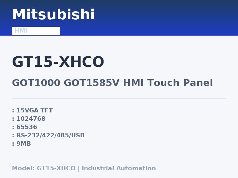 Mitsubishi GT15-XHCO