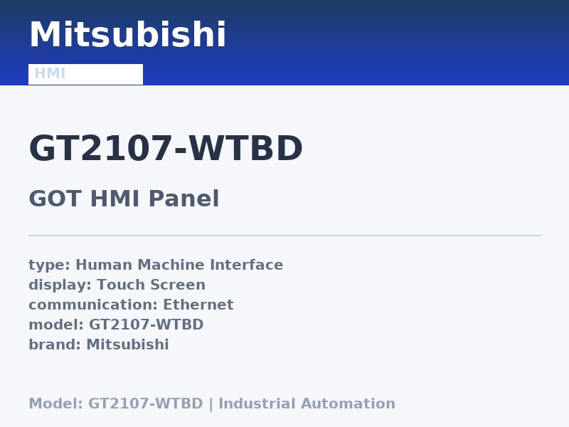 Mitsubishi GT2107-WTBD