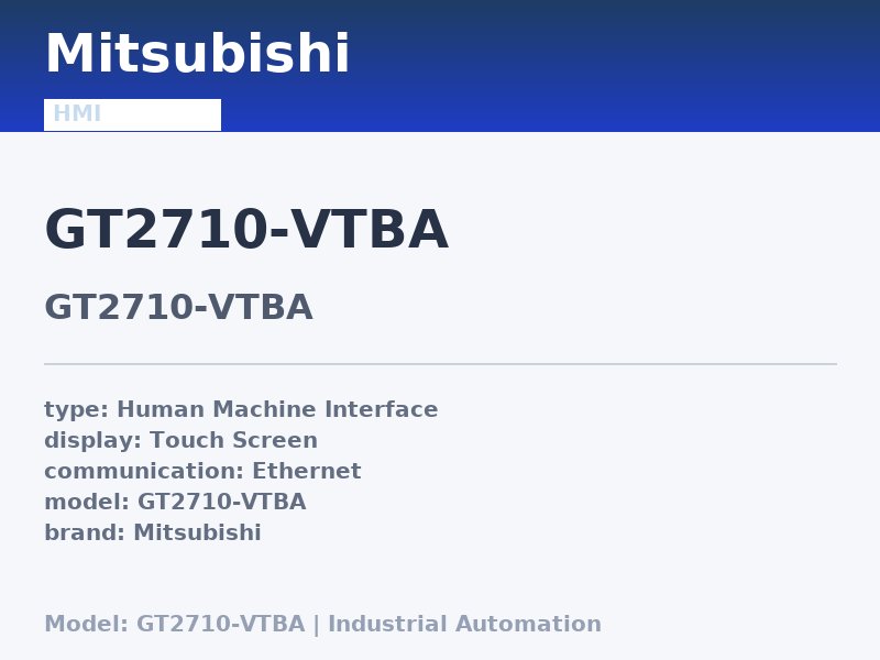 Mitsubishi GT2710-VTBA