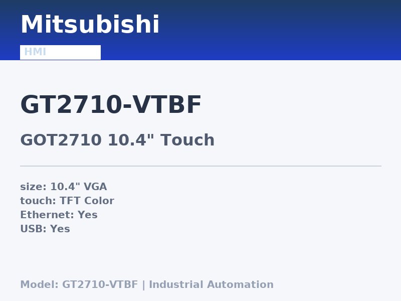 Mitsubishi GT2710-VTBF