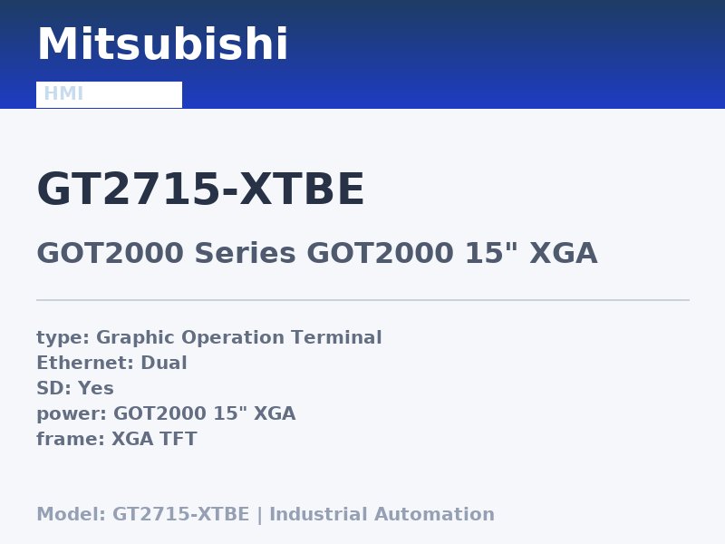 Mitsubishi GT2715-XTBE