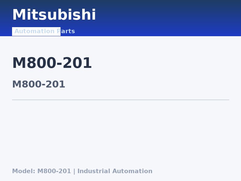 Mitsubishi M800-201