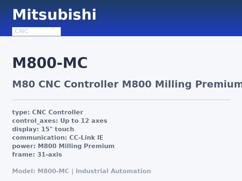 Mitsubishi M800-MC