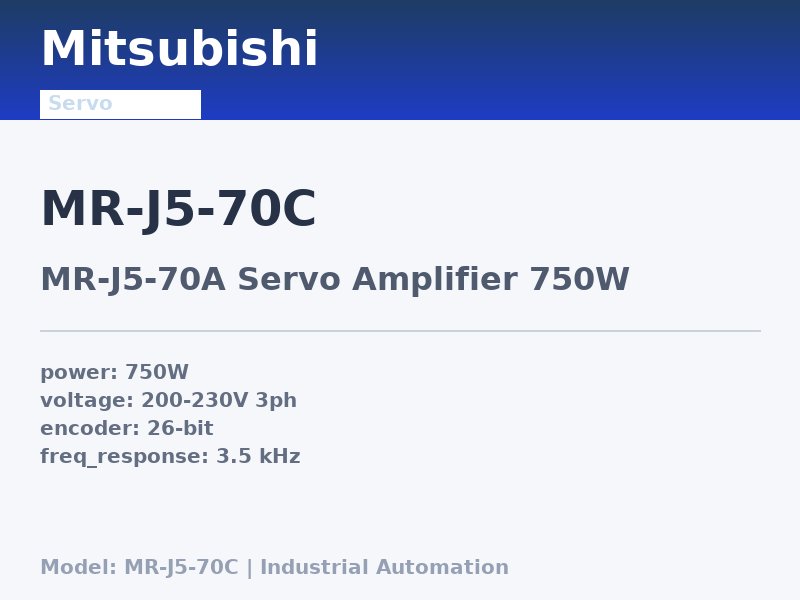 Mitsubishi MR-J5-70C