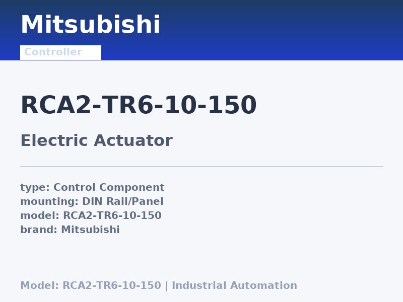 Mitsubishi RCA2-TR6-10-150