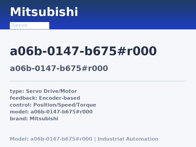 FANUC A06B-0147-B675#R000