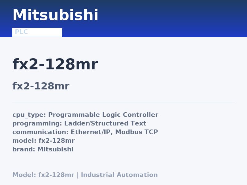 Mitsubishi FX2-128MR