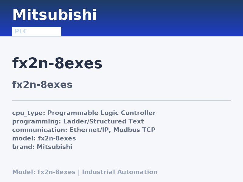 Mitsubishi FX2N-8EXES