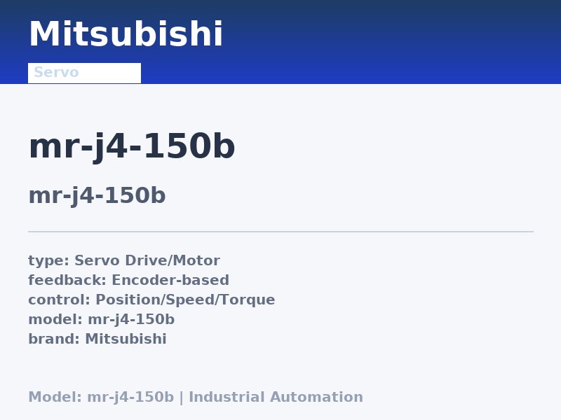 Mitsubishi MR-J4-150B
