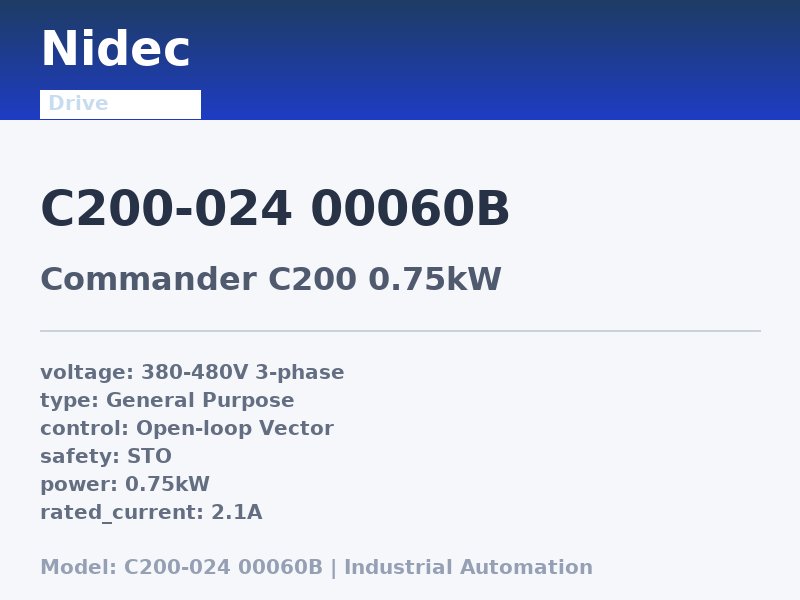 Nidec C200-024 00060B